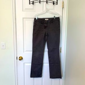 Grey LOFT marissa barely-boot pants